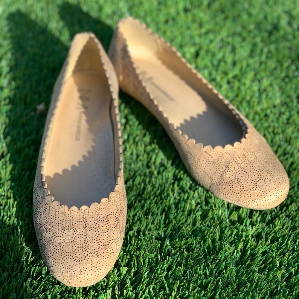 Neiman Marcus cork flats (size 6 1/2 US)